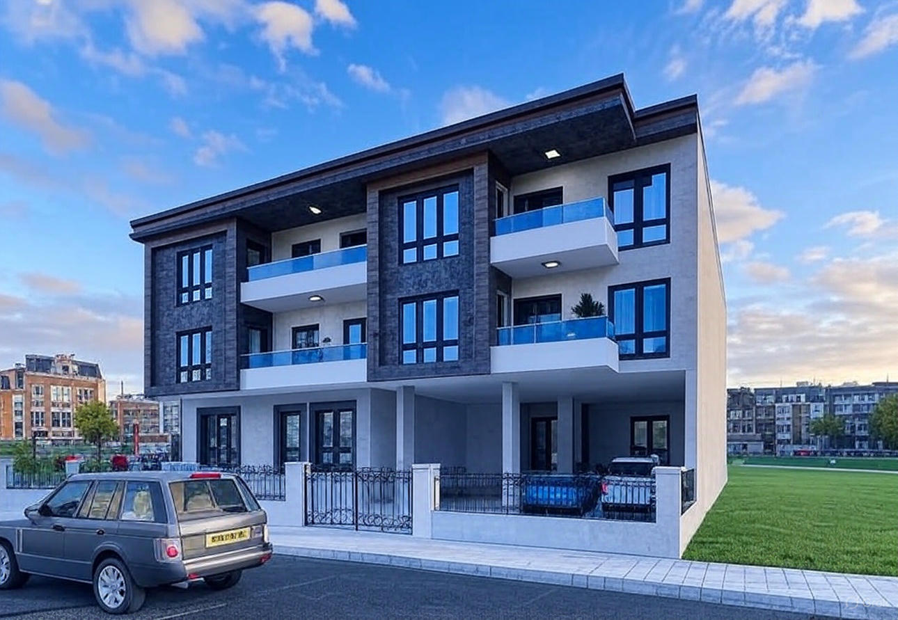 Sinanlar İnşaat Örnek Daire - Modern Salon Tasarımı